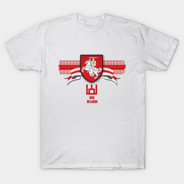 Belarus Pahonia T-Shirt by LosFutbolko